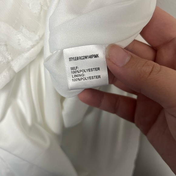 Arula xquisite White textured romper size XL - Picture 6 of 10